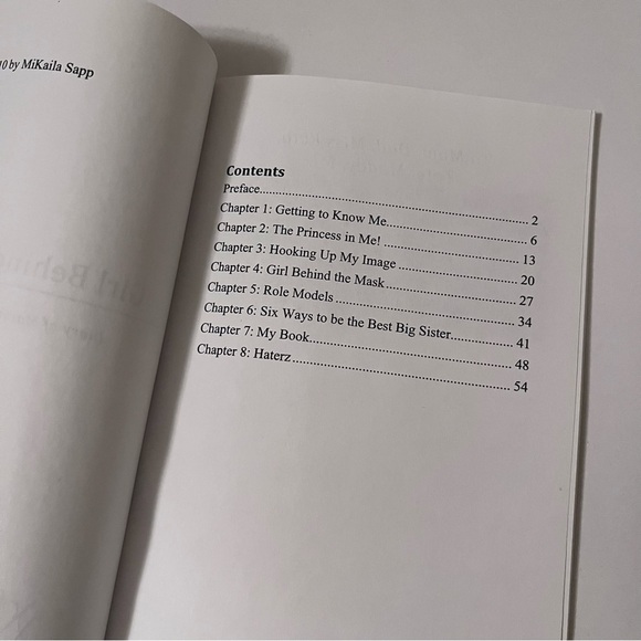 The Girl Behind the Mask Signed Copy by Mikaila B. Sapp - Picture 4 of 5